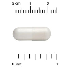 White capsule with measurement ruler markings