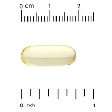 Conjugated linoleic acid softgel capsule, oval, yellow-gold