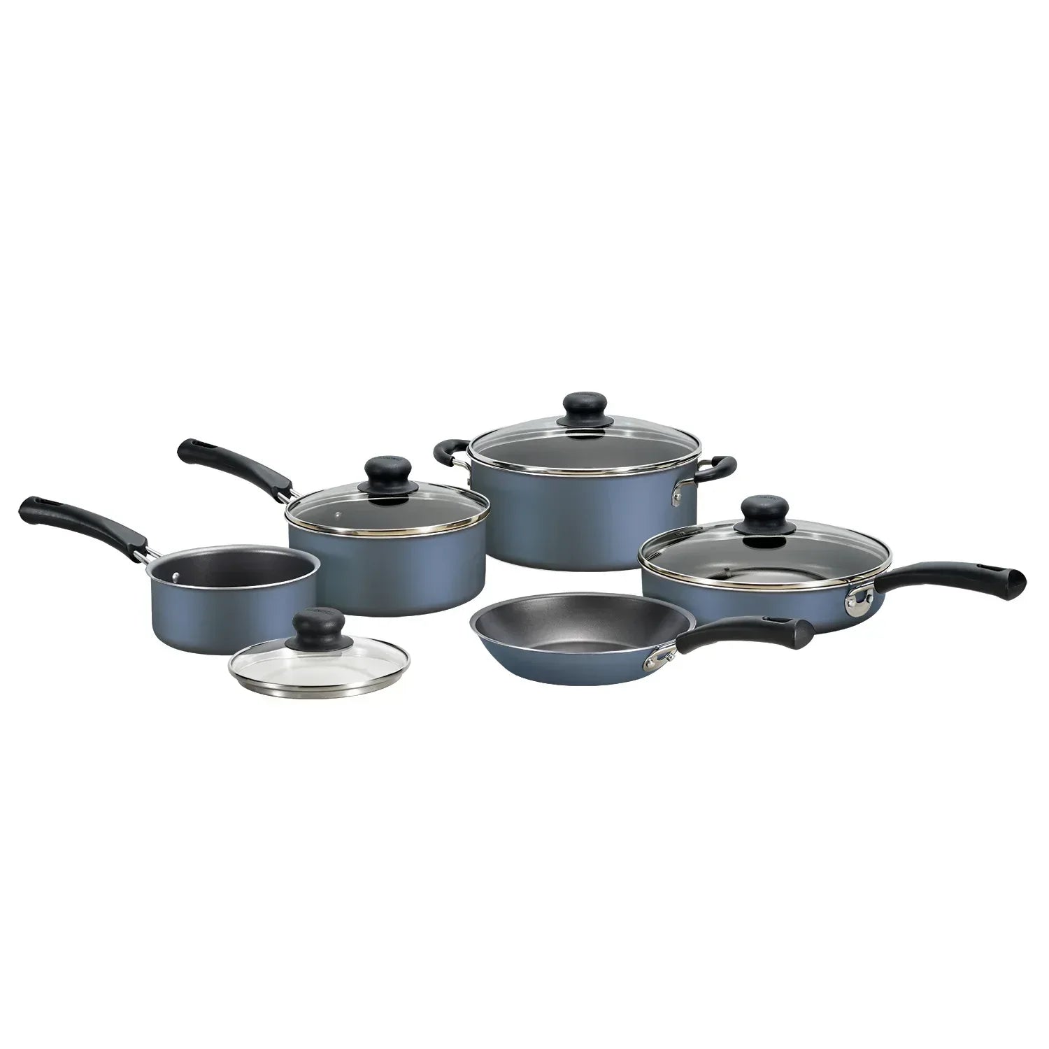 Tramontina 9-Piece Non-stick Cookware Set Blue