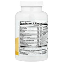 Women's multivitamin bottle with supplement facts panel and ingredients list