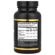 Supplement facts back label on zinc, magnesium and vitamin B6 bottle