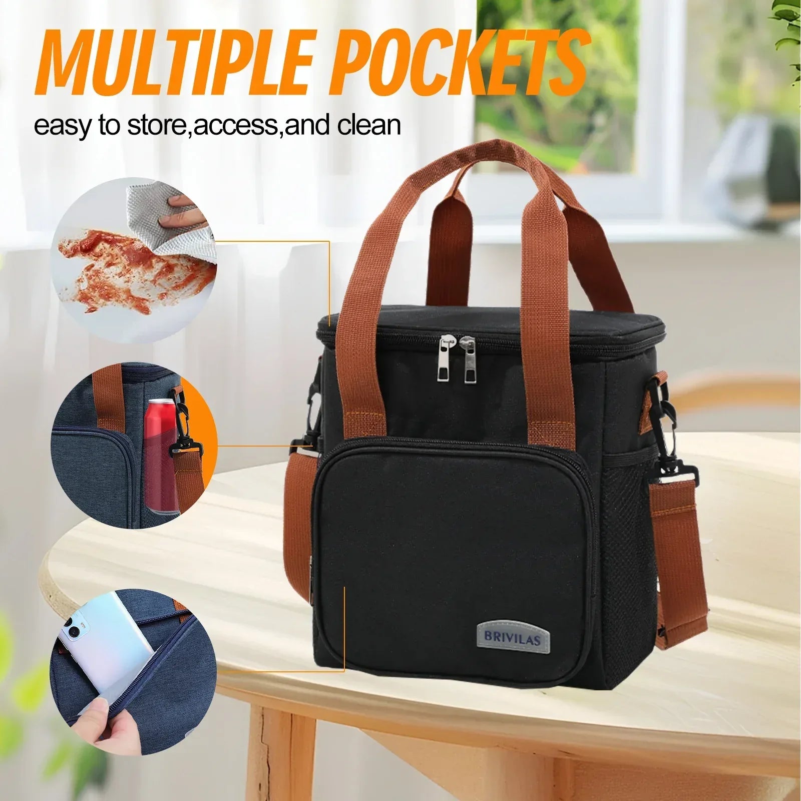 TRANSLINK Tote Bag for Women Large Canvas Tote Crossbody Bags Work Bag Satchels Handbags