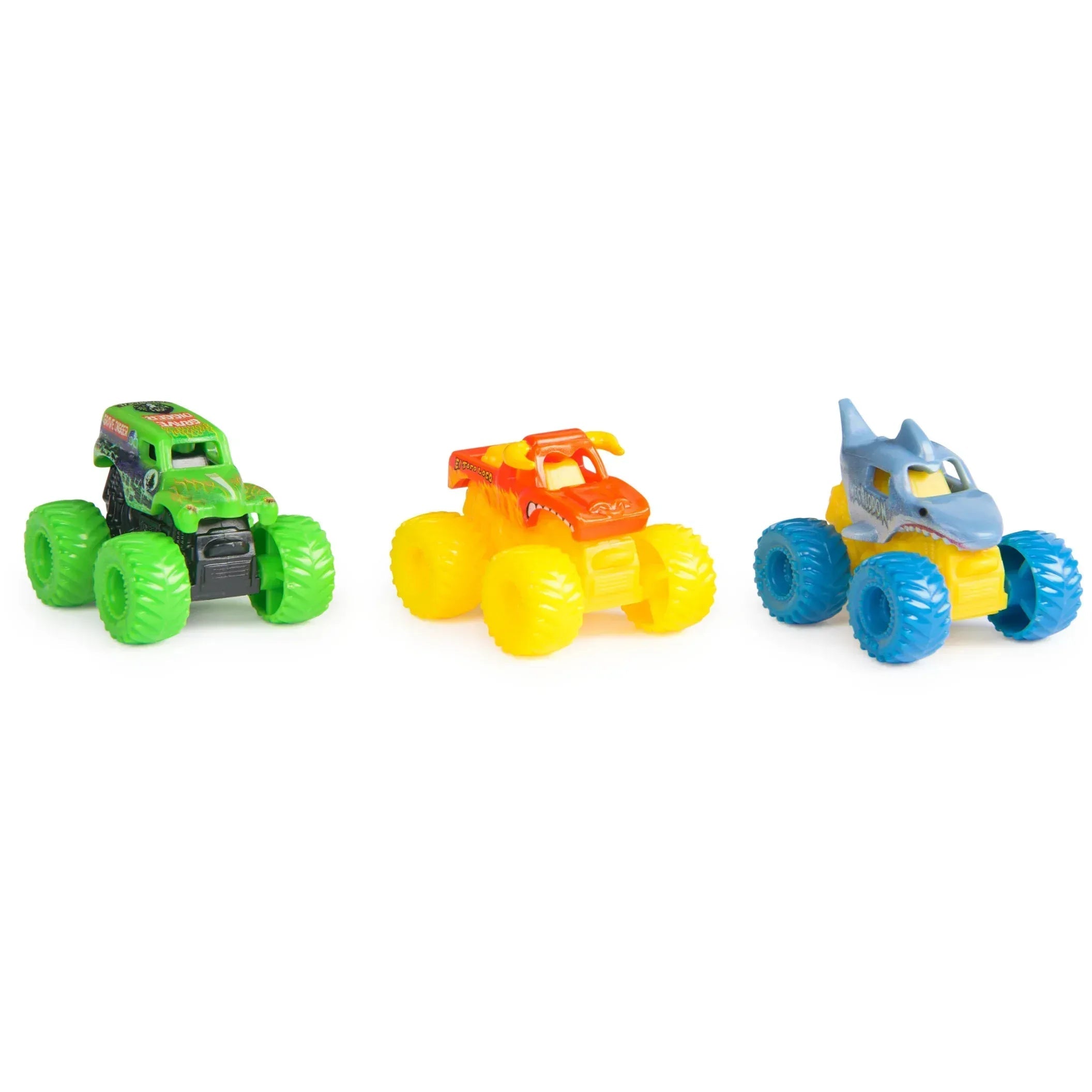 Monster Jam, Official Monster Jam Collection 9-Pack Monster Trucks, 1:64 & 1:87 Scale