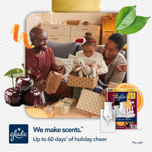 Glade PlugIns Brandied Cherry scented oil set with white warmer and refills