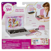 Princess Style pretend laptop play set with earbuds and stickers