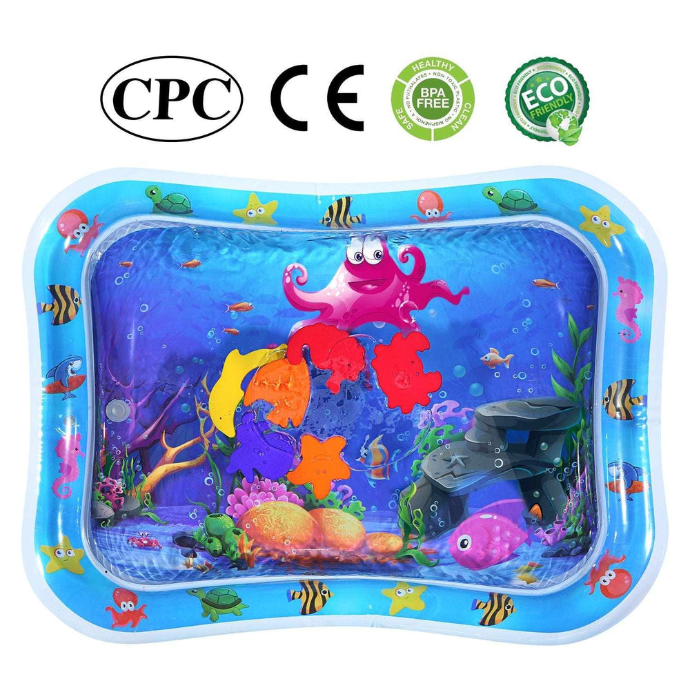 Tummy Time Mat, BUSATIA Inflatable Water Mat for 3 6 12 Months Infant Baby Girls Boys Newborn - USA MEGA SHOP