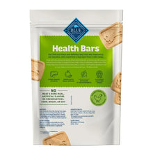 Blue Buffalo Health Bars back panel pouch with ingredient and feeding information