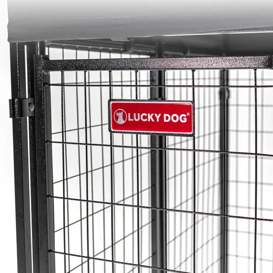 Lucky Dog STAY Series Executive Dog Kennel 8'x8' with Privacy Screen - USA MEGA SHOP