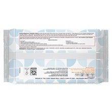 Kirkland flushable wipes box rear panel with care and disposal icons