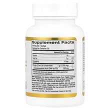 DHA 700 fish oil bottle back label with Supplement Facts panel