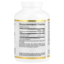 Colostrum supplement bottle with Supplement Facts label on back
