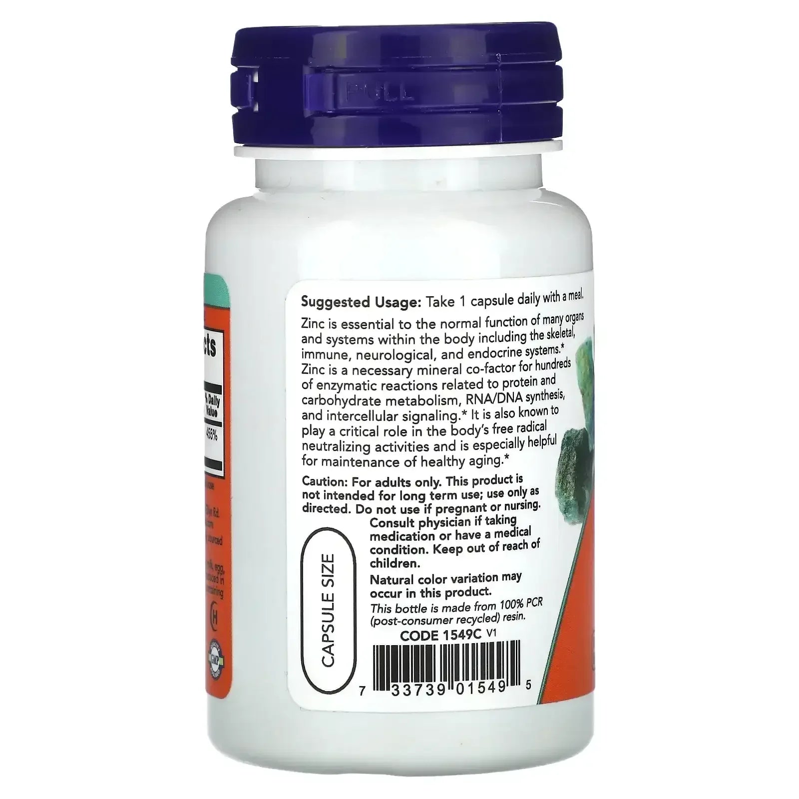 NOW Foods, Zinc Picolinate, 50 mg, 120 Veg Capsules