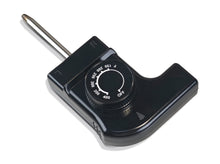 Electric griddle temperature control dial with indicator, black