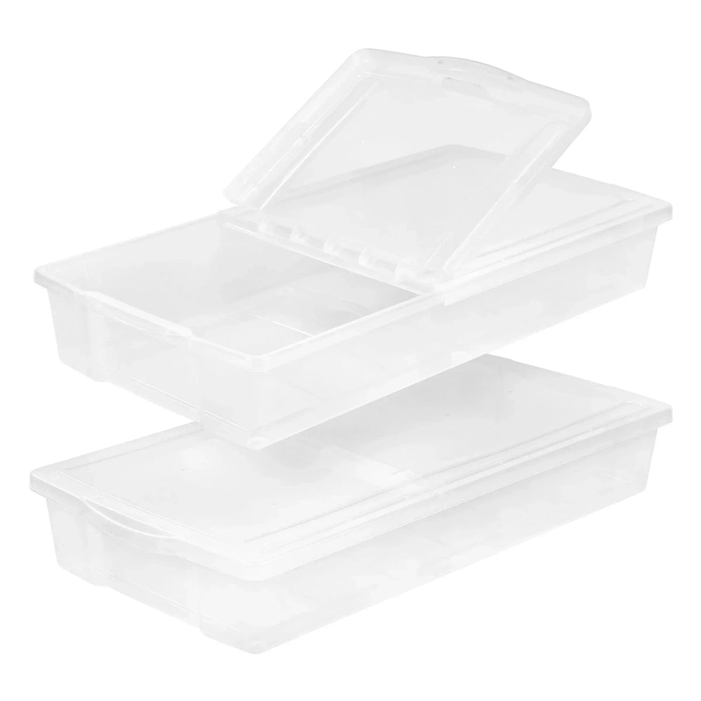 IRIS 58QT Underbed Storage Bin, 2-pack - USA MEGA SHOP