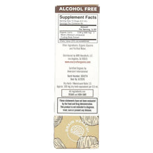 MaryRuth's Organic Lion's Mane liquid extract box back, Supplement Facts panel