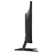 Acer Nitro gaming monitor side profile with slim black bezel and three-prong stand