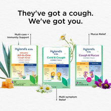 Kids cough syrup variety boxes with daytime, cold & cough, and cough & mucus