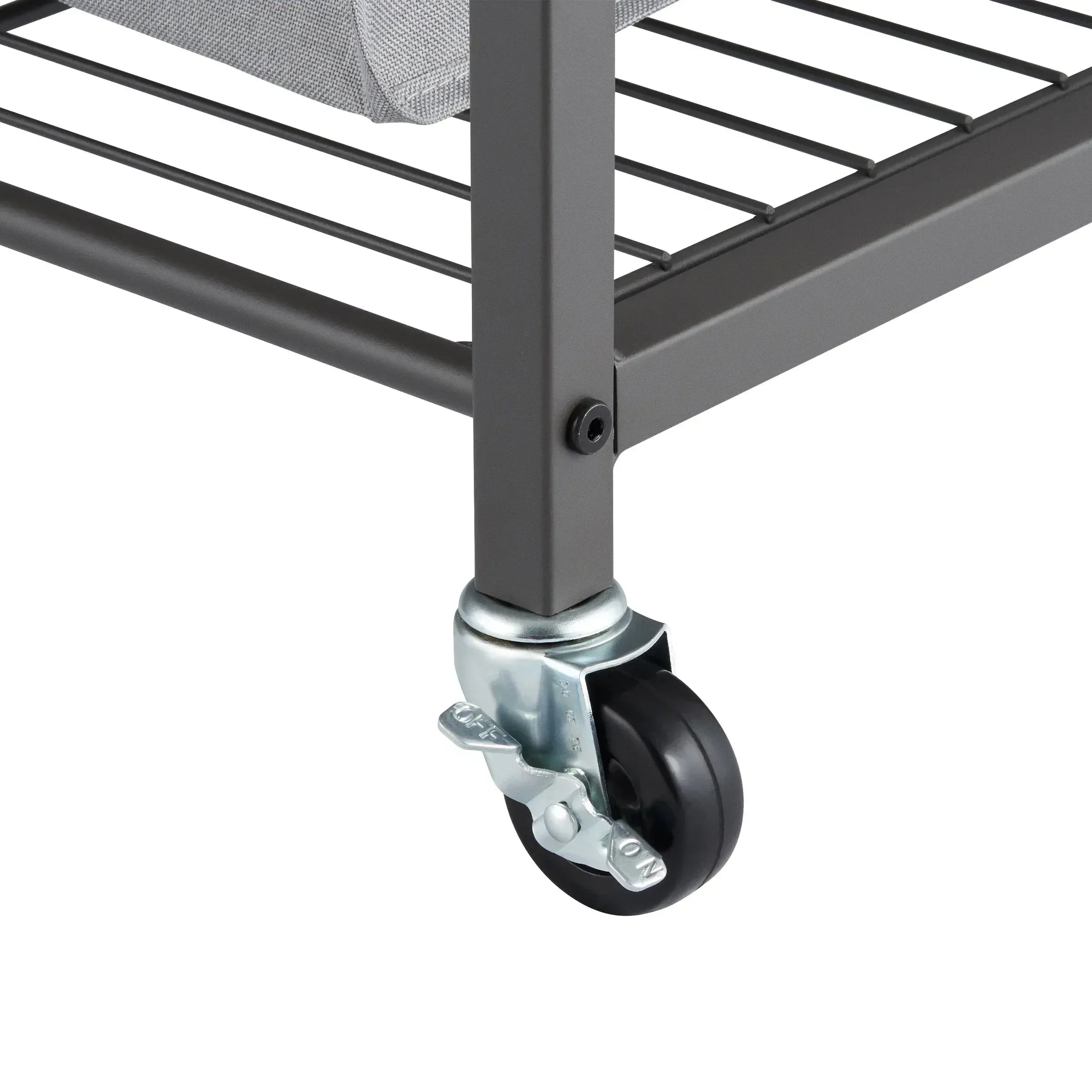 TRINITY 3-bag Laundry Cart with Flip-up Top
