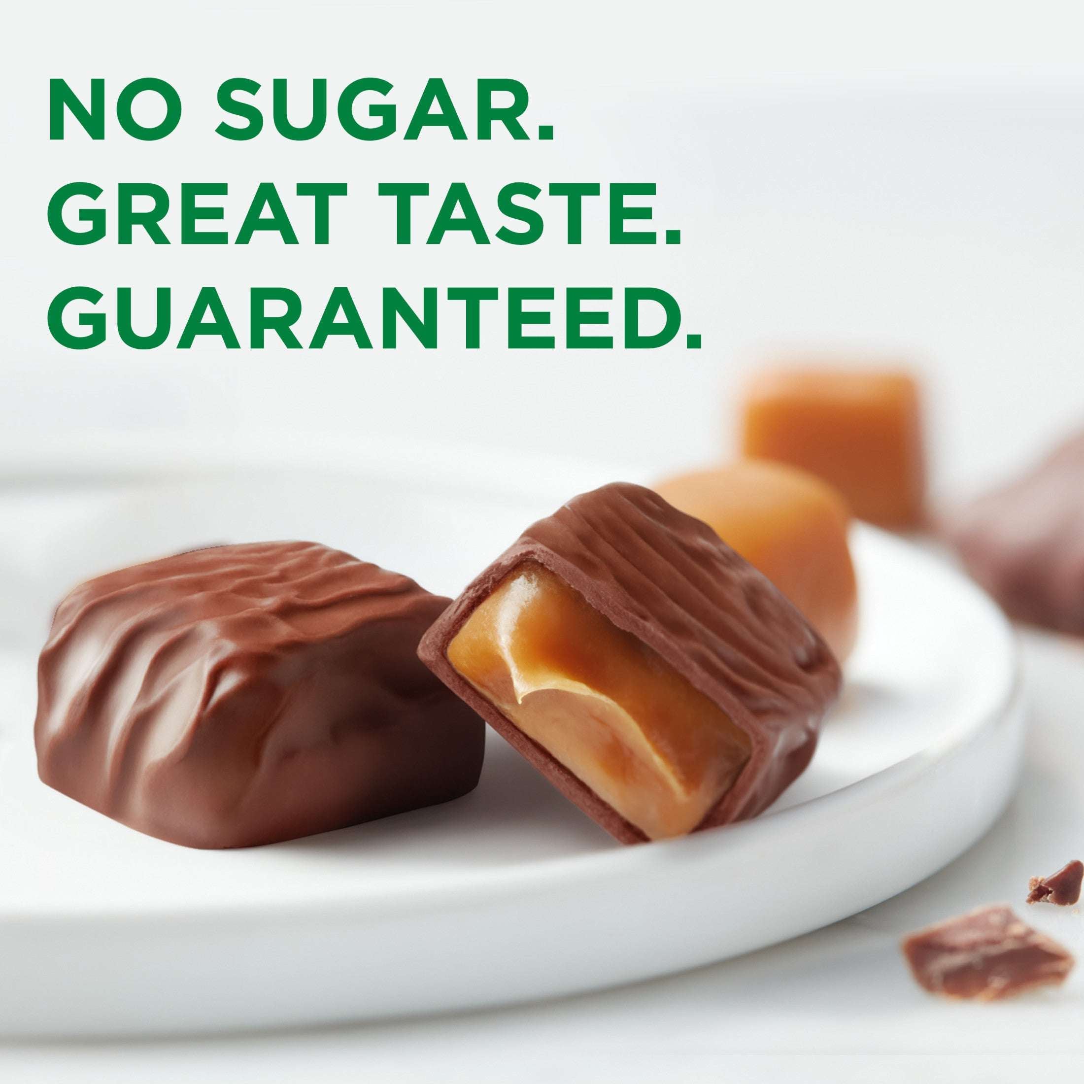 RUSSELL STOVER Sugar Free Assorted Caramels in Chocolate Candy, 15.3 oz. bag