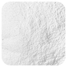 White L-citrulline powder texture in close-up, fine granular supplement