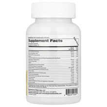Super Immune+ multivitamin bottle, Supplement Facts panel on back