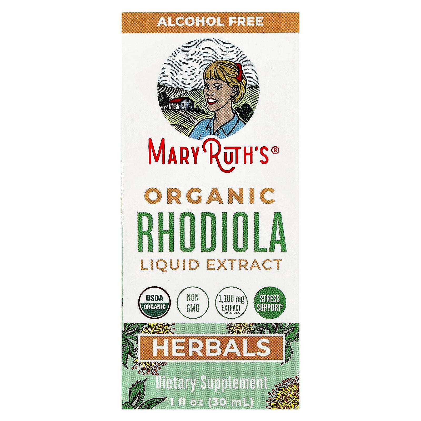 MaryRuth's, Organic Rhodiola Liquid Extract, 1 fl oz (30 ml)