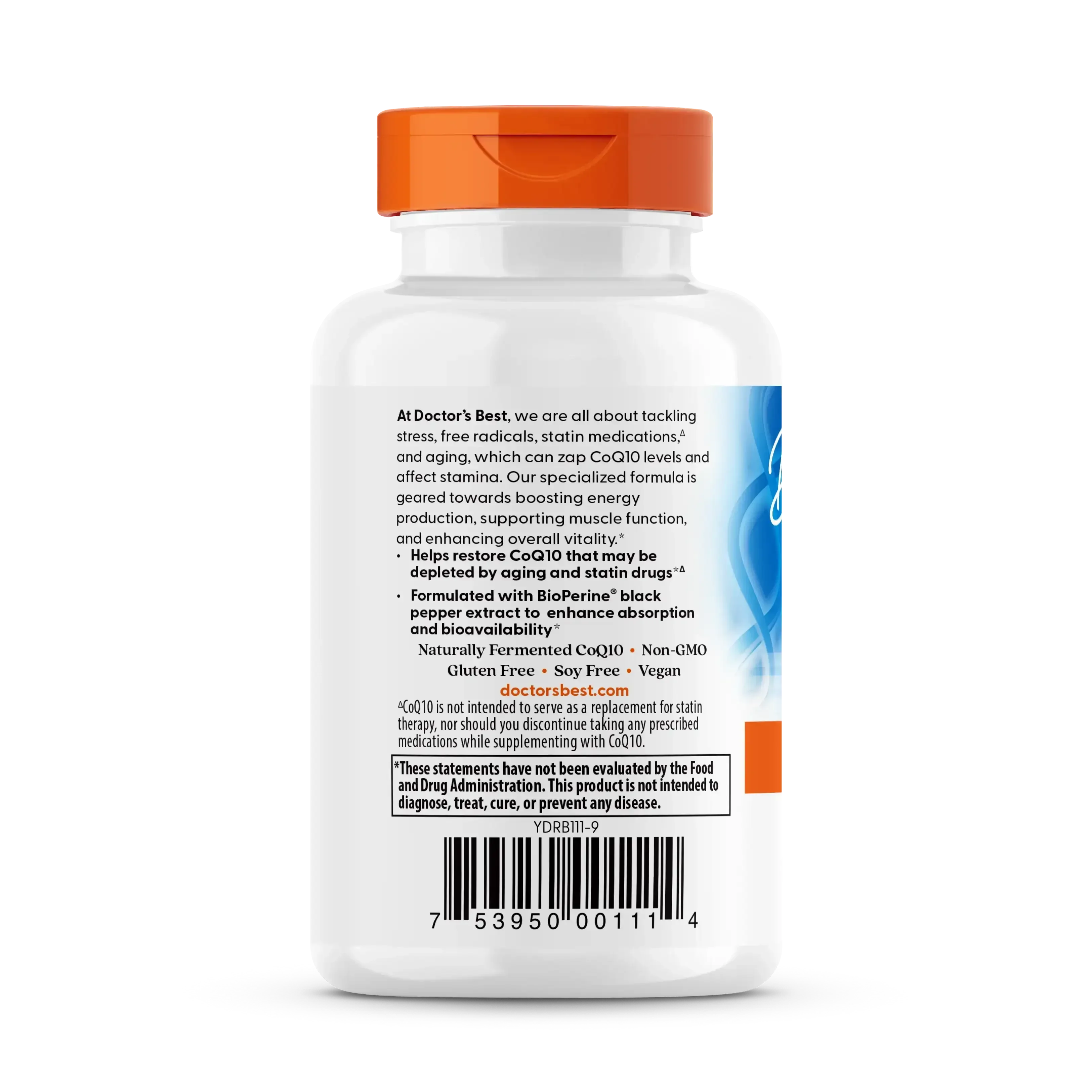 Doctor's Best, High Absorption CoQ10 with BioPerine®, 60 Veggie Caps - USA MEGA SHOP