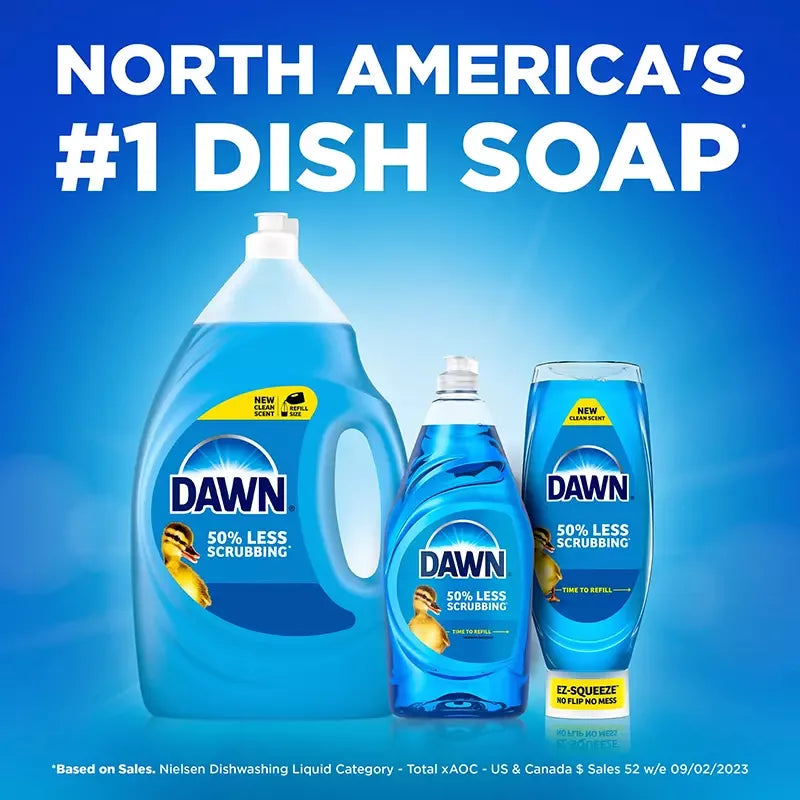 Dawn Ultra Dish Soap Dishwashing Liquid with Grease Removal - Original Scent, 90 oz. - USA MEGA SHOP