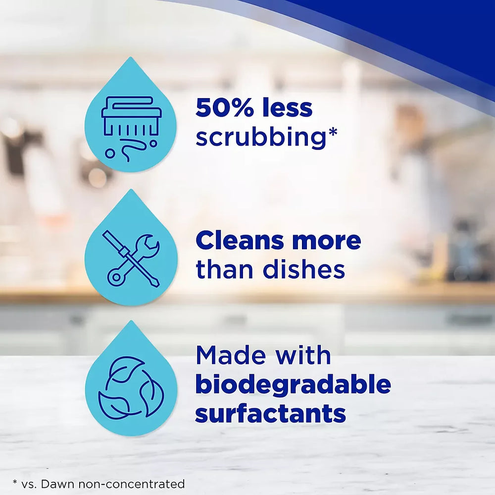Dawn Ultra Dish Soap Dishwashing Liquid with Grease Removal - Original Scent, 90 oz. - USA MEGA SHOP
