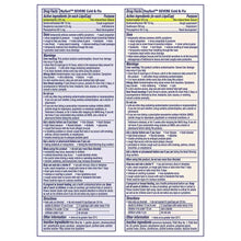 DayQuil & NyQuil co-pack Drug Facts label panels