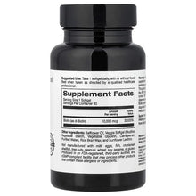 Biotin 10,000 mcg Supplement Facts panel on bottle back