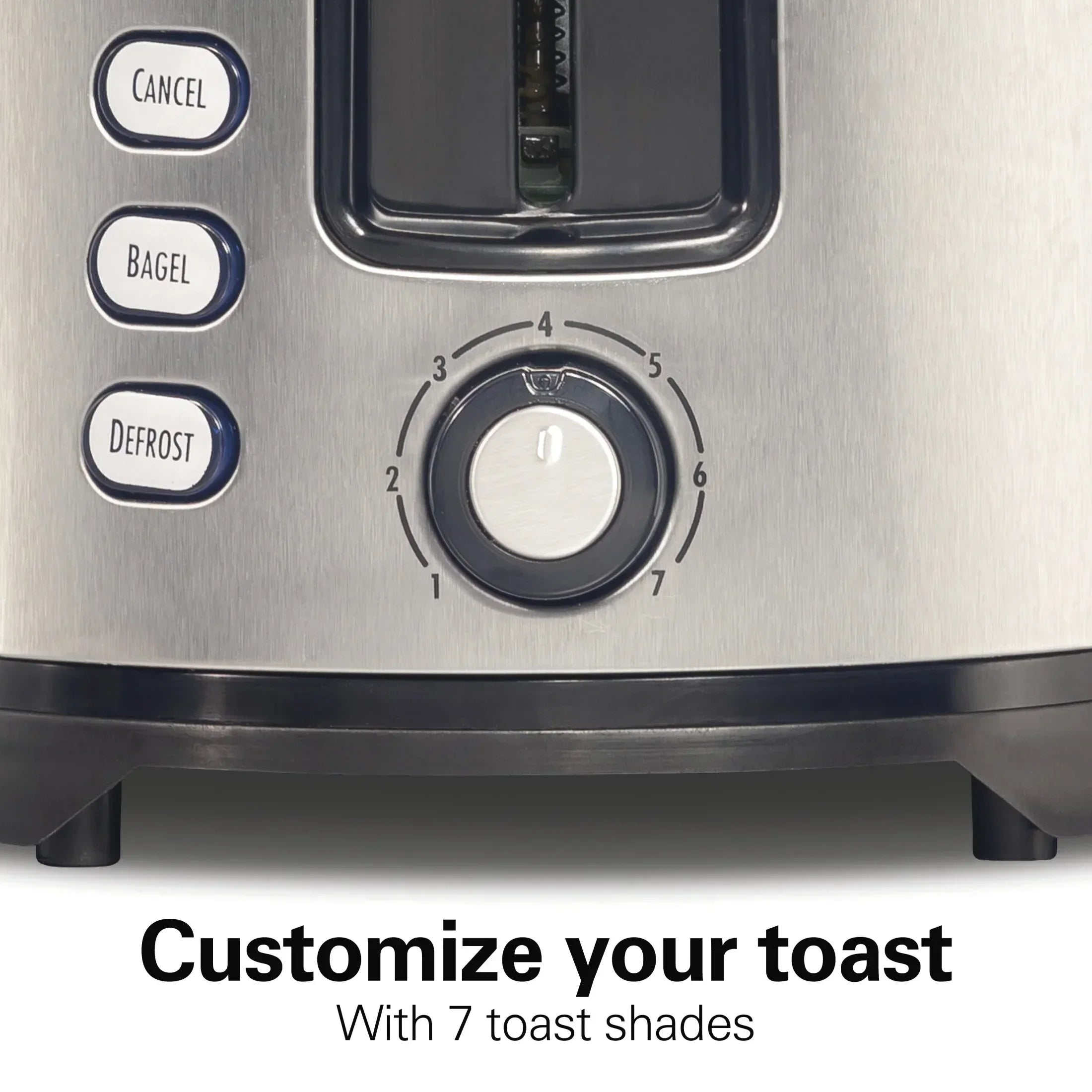 Hamilton Beach 4-Slice Bread and Bagel Toaster with Extra-Wide Slots and Drop-Down Crumb Tray, Black - USA MEGA SHOP