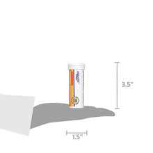 Immune support effervescent tablets bottle with orange label, shown 3.5 in tall