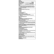 Vicks VapoRub ointment label panel with directions and warnings