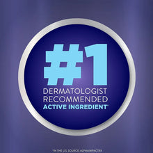 Dermatologist recommended active ingredient badge with #1 icon