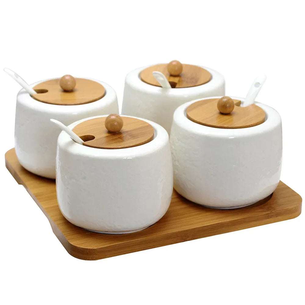 Elama Condiment Container with Lids - USA MEGA SHOP