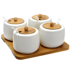 Elama Condiment Container with Lids - USA MEGA SHOP
