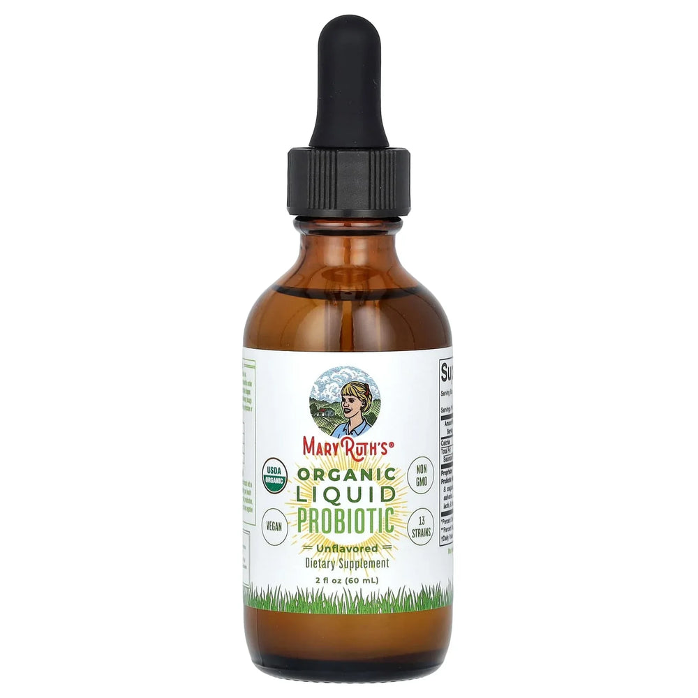MaryRuth's, Organic Liquid Probiotic, Unflavored, 2 fl oz (60 ml) - USA MEGA SHOP