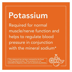 NOW Foods, Potassium Gluconate, 99 mg, Tablets