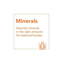 Minerals card for Copper Glycinate with Essential minerals text and icon