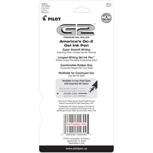 Retractable gel ink pen package card, fine point 0.7mm, black ink