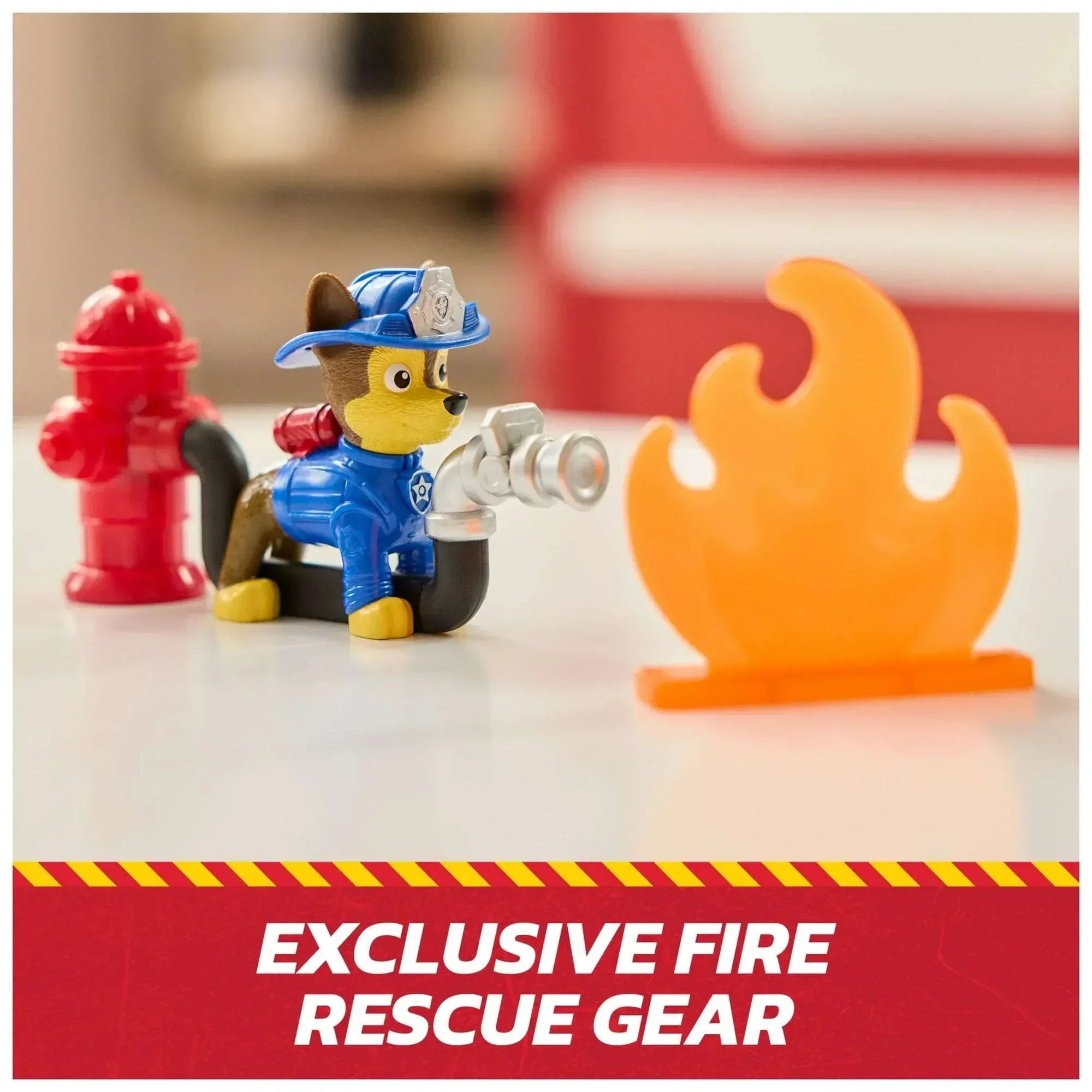 PAW Patrol Fire Rescue Mission Set - Chase, Marshall, Skye, Rubble, Rocky & Zuma Figures for Kids 3+