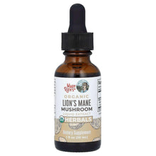 MaryRuth's Organic Lion's Mane liquid extract bottle with black dropper cap
