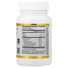 California Gold Nutrition, Antarctic Krill Oil, Omega-3 Phospholipids Complex with EPA, DHA, and Astaxanthin, Natural Strawberry and Lemon