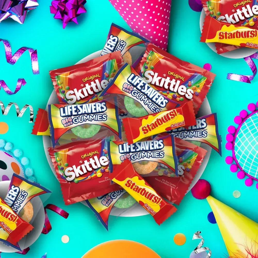 Skittles, Starburst & Life Savers Gummy Candy Variety Pack - 80 Ct Bag