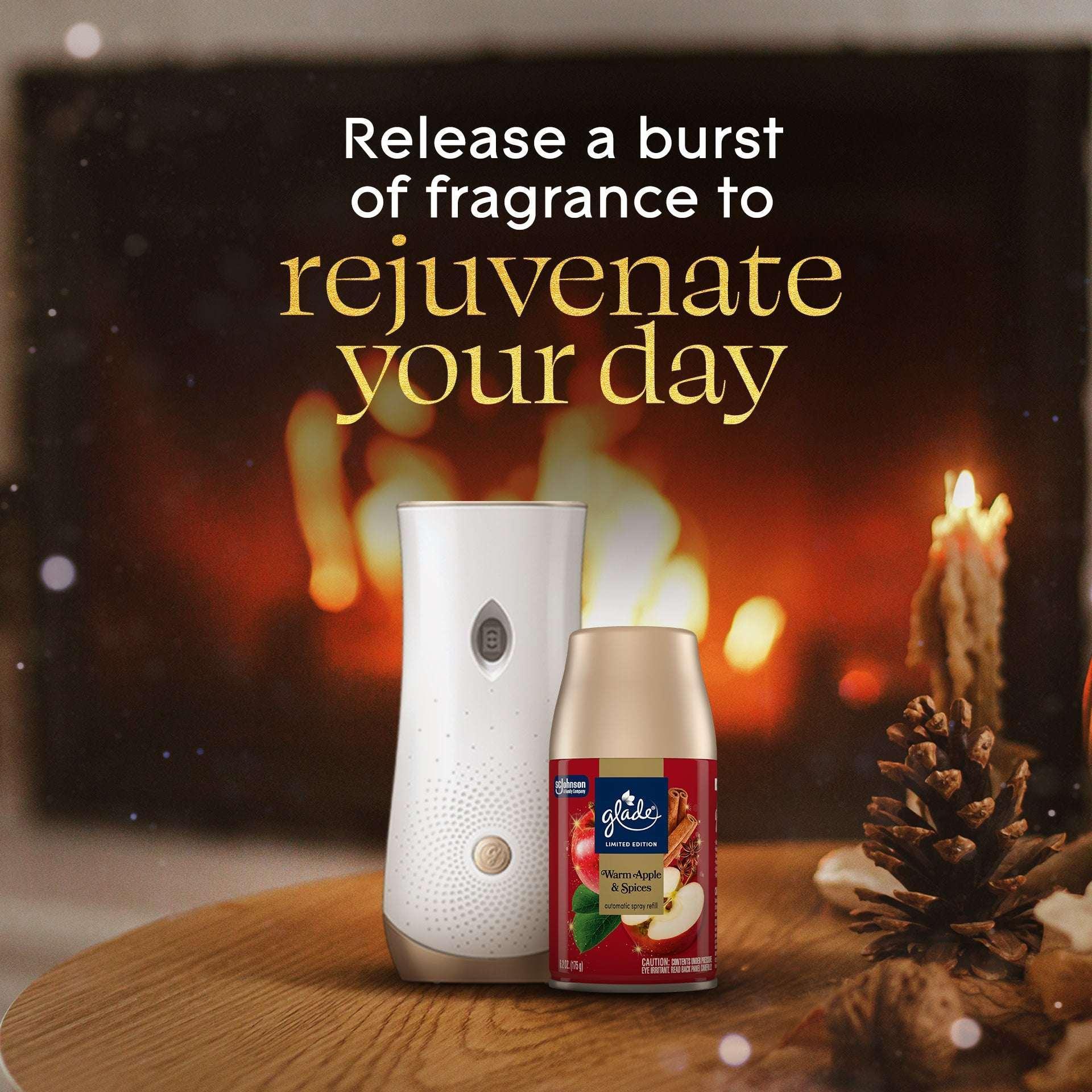Glade® Automatic Spray Air Freshener Refill, Warm Apple & Spices, 6.2oz., 2 Count