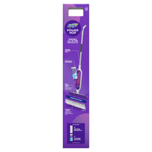 Swiffer Power Mop kit box with side panel and cleaning head illustration