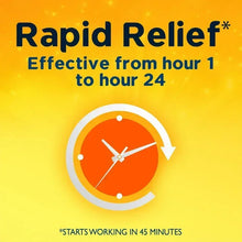 Xyzal Allergy 24HR antihistamine tablets packaging with clock icon