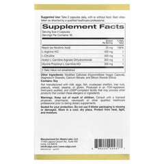 California Gold Nutrition, Rexdrive™ Amino with L-Arginine HCl, L-Citrulline, Acetyl-L-Carnitine Arginate DiHydrochloride, and Glycine Propionyl-L-Carnitine HCl, Men's Formula, 60 Veggie Capsules