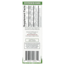 MaryRuth's Organic Liquid Probiotic supplement facts panel and barcode label